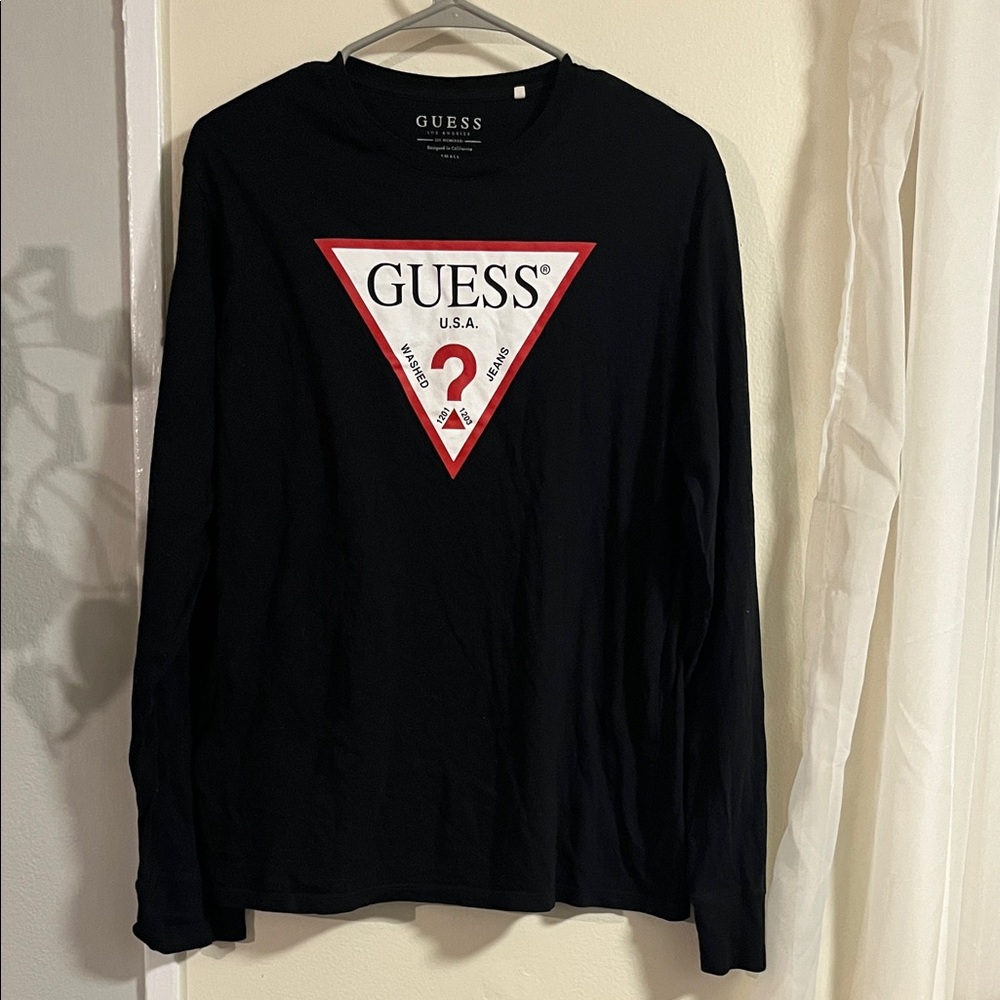 GUESS Black Long Sleeve Shirt